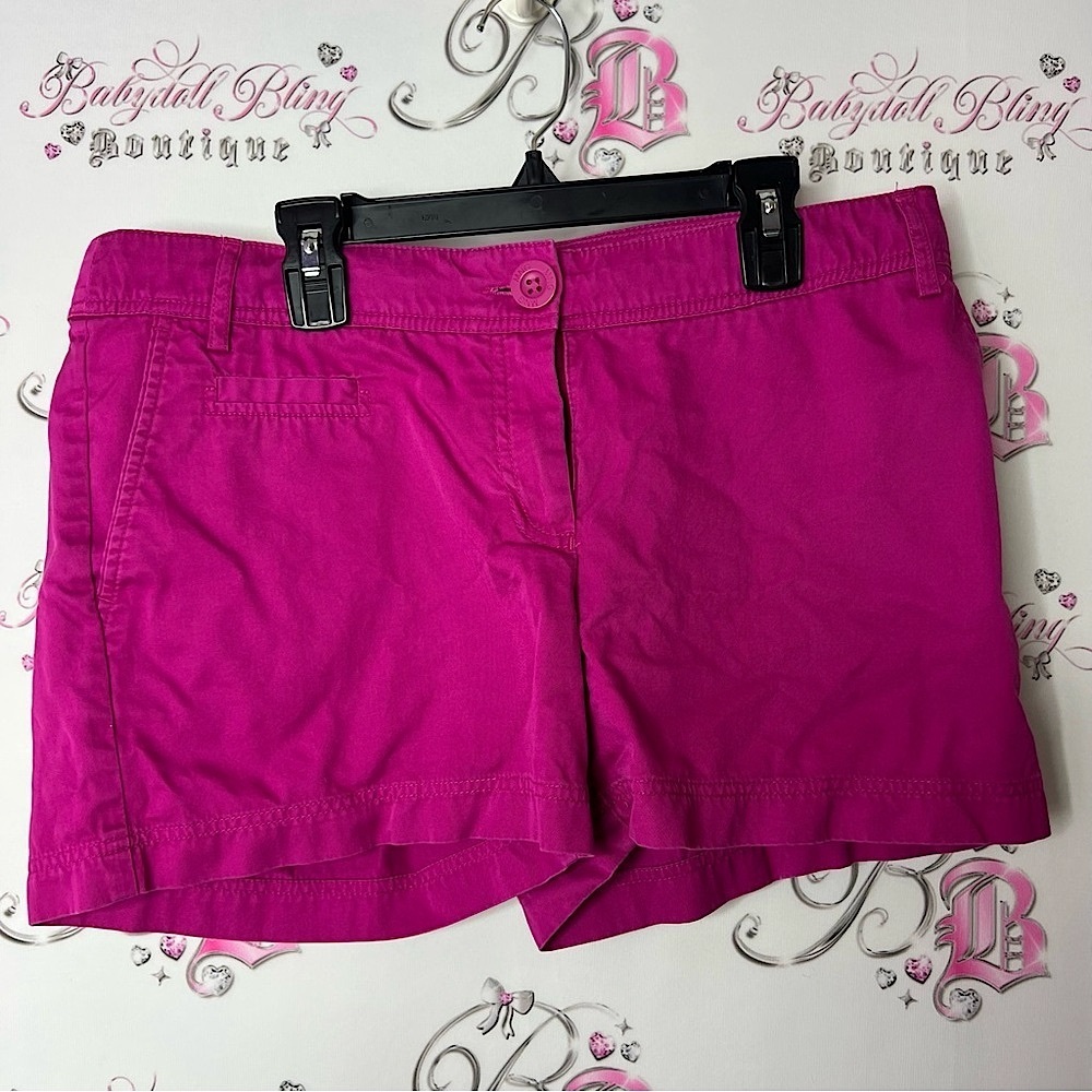 MNG basics shorts Chic Magenta Women's Shorts mini cargo buttons